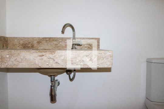 Lavabo da Sala de apartamento à venda com 3 quartos, 121m² em Olímpico, São Caetano do Sul
