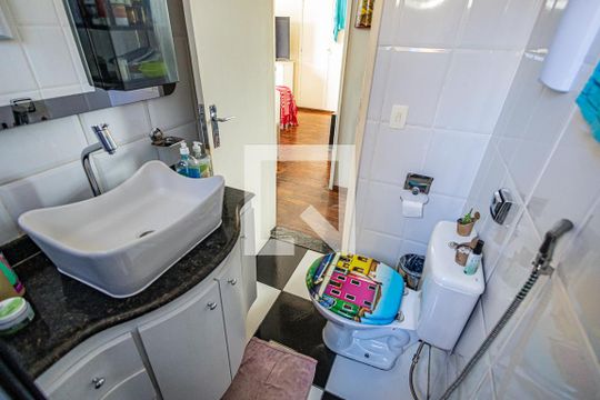 Banheiro de apartamento à venda com 3 quartos, 109m² em Pampulha, Belo Horizonte