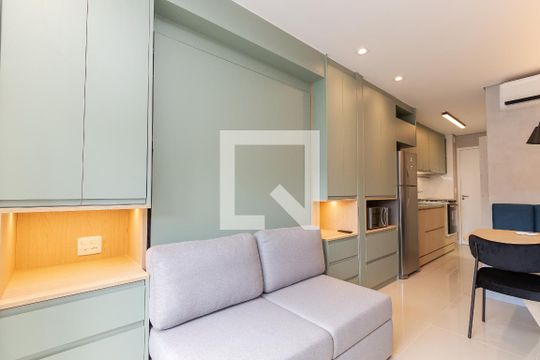 Studio de kitnet/studio para alugar com 1 quarto, 25m² em Chácara Santo Antônio (zona Sul), São Paulo