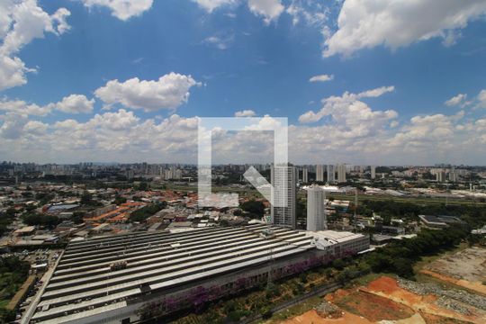 Vista janela da sala de apartamento para alugar com 2 quartos, 42m² em Socorro, São Paulo
