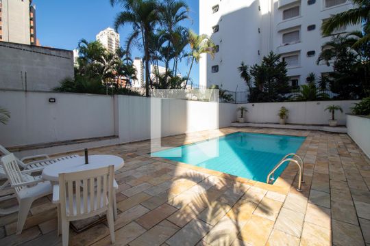 Área comum - Piscina de apartamento à venda com 4 quartos, 213m² em Campo Belo, São Paulo