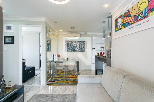 Sala de apartamento à venda com 2 quartos, 47m² em Tatuapé, São Paulo