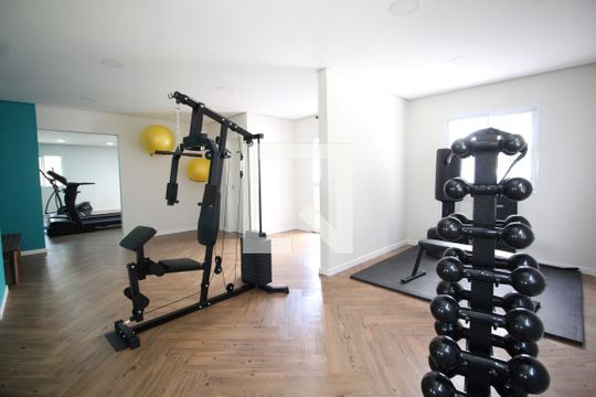 Área comum - Academia de apartamento para alugar com 2 quartos, 42m² em Vila Guaca, São Paulo