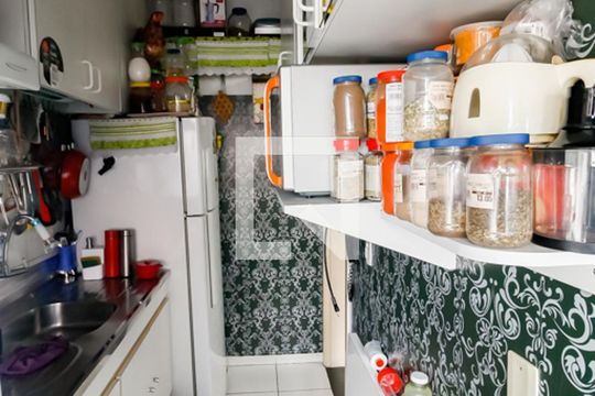 Cozinha - Armários de apartamento para alugar com 3 quartos, 65m² em Parque Reboucas, São Paulo
