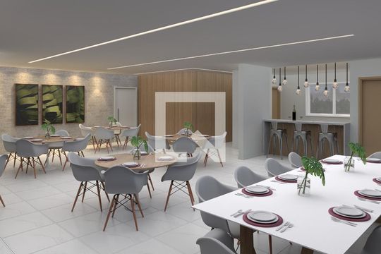 Área comum  de apartamento à venda com 2 quartos, 52m² em Linda Vista, Contagem