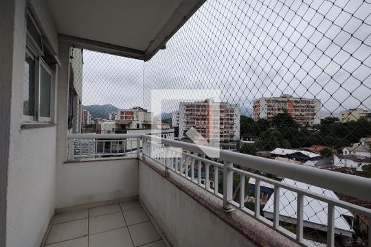 Varanda da Sala de apartamento para alugar com 3 quartos, 126m² em Pechincha, Rio de Janeiro