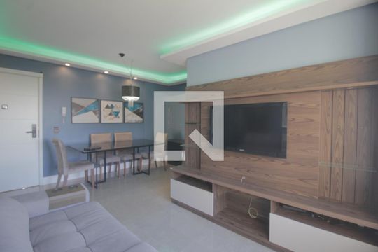 Sala de apartamento para alugar com 2 quartos, 62m² em Marechal Rondon, Canoas