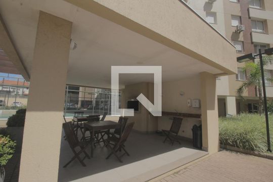 Área comum - Churrasqueira de apartamento para alugar com 2 quartos, 62m² em Marechal Rondon, Canoas