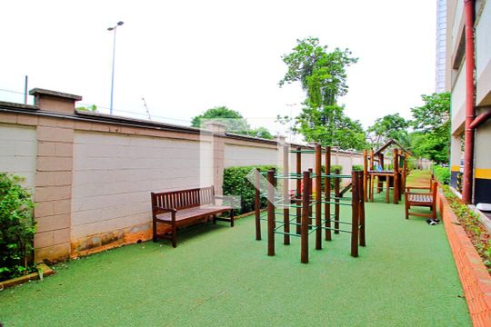 Área comum - Playground de apartamento para alugar com 2 quartos, 45m² em Vila Homero Thon, Santo André
