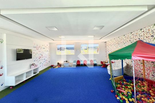 Área comum de apartamento à venda com 2 quartos, 48m² em Chácaras Cotia, Contagem
