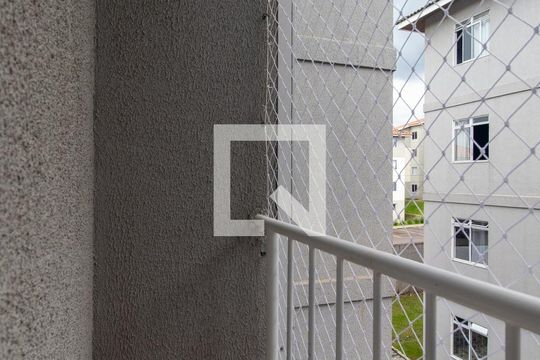 Varanda da Sala de apartamento para alugar com 2 quartos, 52m² em Santo Antônio, São José dos Pinhais