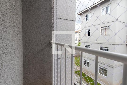 Varanda da Sala de apartamento para alugar com 2 quartos, 52m² em Santo Antônio, São José dos Pinhais