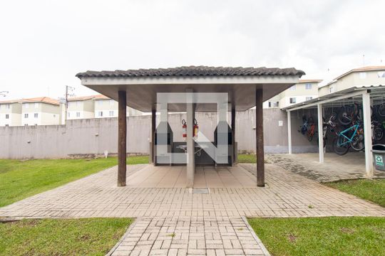 Área comum - Churrasqueira de apartamento para alugar com 2 quartos, 52m² em Santo Antônio, São José dos Pinhais