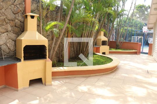 Área comum - Churrasqueira de casa de condomínio à venda com 5 quartos, 210m² em Mauá, São Caetano do Sul
