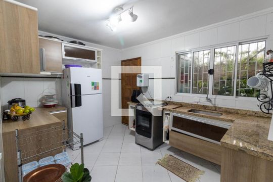 Cozinha de casa à venda com 3 quartos, 77m² em Jardim Maringá, São Paulo