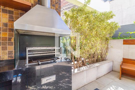 Área comum - Churrasqueira de apartamento para alugar com 1 quarto, 31m² em Sumarezinho, São Paulo