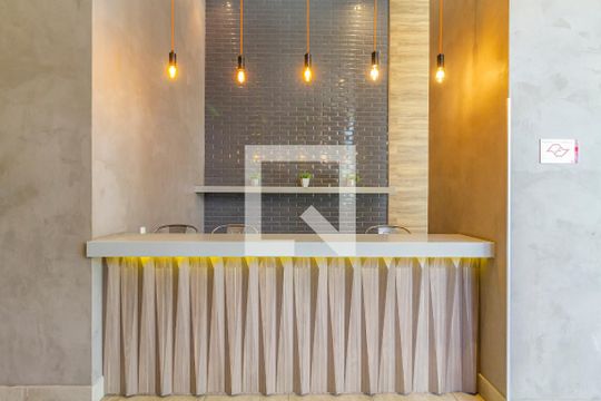 Área comum - Salão de festas de apartamento para alugar com 1 quarto, 31m² em Sumarezinho, São Paulo