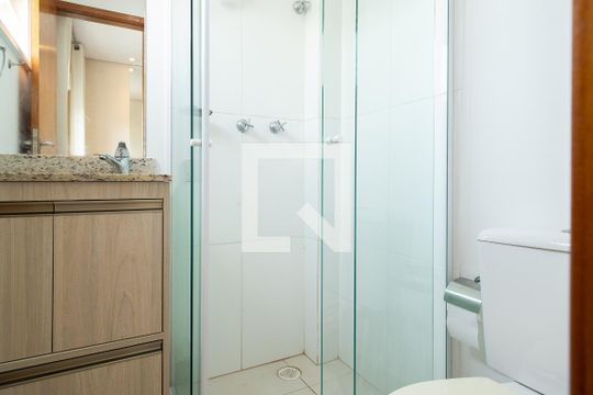 Banheiro - Suíte de apartamento à venda com 3 quartos, 142m² em Assunção, São Bernardo do Campo