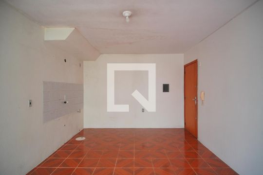 Sala/Cozinha de apartamento à venda com 1 quarto, 25m² em Centro, São Leopoldo