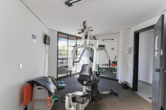 Área comum - Academia de apartamento à venda com 1 quarto, 48m² em Cidade Monções, São Paulo