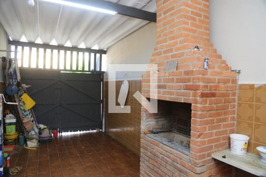 Área gourmet de casa para alugar com 3 quartos, 90m² em Vila Caiçara, Praia Grande