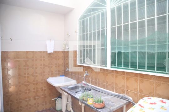 Área de Serviço de casa para alugar com 3 quartos, 90m² em Vila Caiçara, Praia Grande