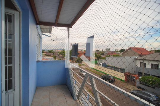 Varanda da Sala de apartamento à venda com 1 quarto, 57m² em Santos Dumont, São Leopoldo