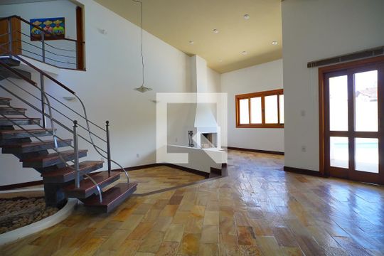 Sala de casa para alugar com 4 quartos, 315m² em Santa Monica, Florianópolis