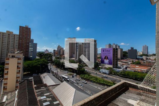 Sala Vista de apartamento à venda com 1 quarto, 64m² em Centro, Campinas
