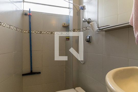 Banheiro de kitnet/studio à venda com 1 quarto, 23m² em Campos Elíseos, São Paulo