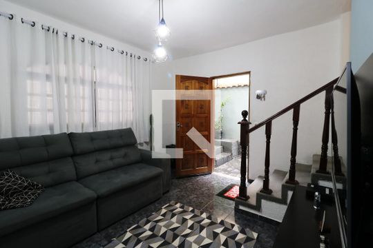 Sala de casa à venda com 3 quartos, 132m² em Vila Palmares, São Caetano do Sul