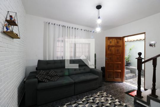 Sala de casa à venda com 3 quartos, 132m² em Vila Palmares, São Caetano do Sul