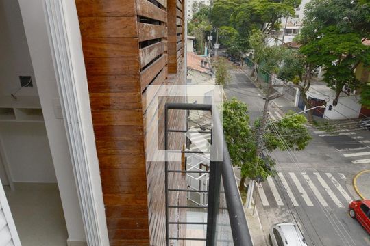 Varanda da Sala de apartamento à venda com 2 quartos, 36m² em Vila Sofia, São Paulo