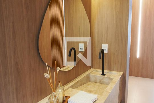 Lavabo de casa de condomínio à venda com 4 quartos, 460m² em Loteamento Brisas do Lago, Jundiaí
