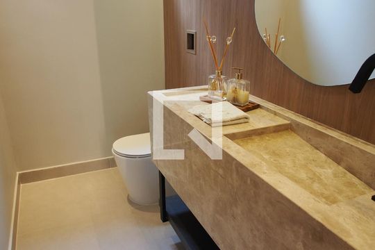 Lavabo de casa de condomínio à venda com 4 quartos, 460m² em Loteamento Brisas do Lago, Jundiaí