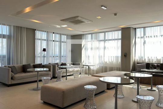 Área comum - Salão de festas de kitnet/studio para alugar com 1 quarto, 35m² em Centro, Curitiba