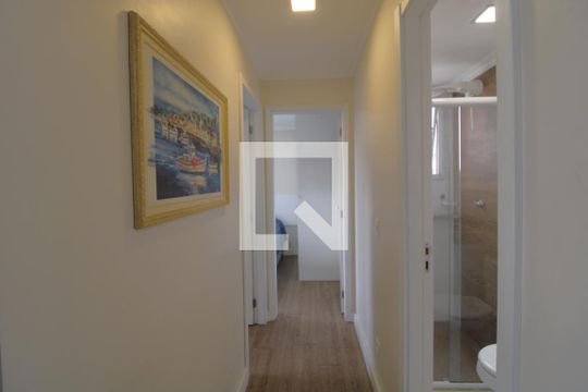 Corredor entre os quartos de apartamento à venda com 2 quartos, 41m² em Jardim Prudência, São Paulo