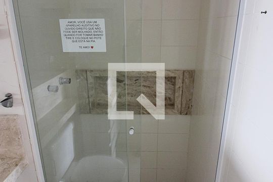 Quarto 3 - Suíte Banheiro de apartamento para alugar com 3 quartos, 104m² em Nova Petrópolis, São Bernardo do Campo