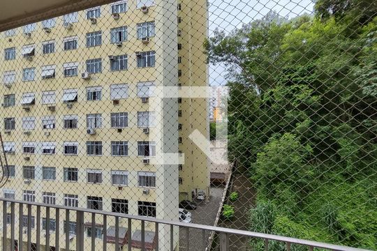 Vista da Sala de apartamento à venda com 2 quartos, 60m² em Tijuca, Rio de Janeiro