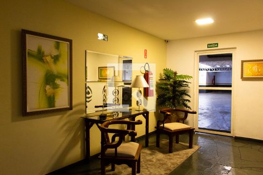 Área comum - HALL DE ENTRADA de apartamento para alugar com 1 quarto, 48m² em Vila Itapura, Campinas