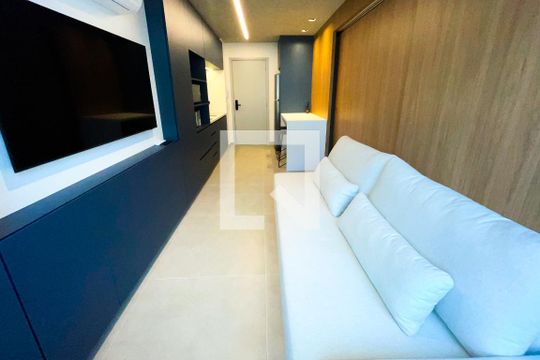 Sala de apartamento à venda com 1 quarto, 37m² em Pinheiros, São Paulo