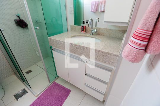 Banheiro Social de apartamento à venda com 3 quartos, 120m² em Novo Eldorado, Contagem
