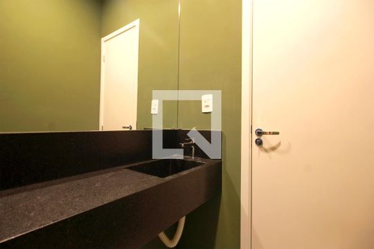 Lavabo da Sala de casa de condomínio à venda com 2 quartos, 100m² em Buritis, Belo Horizonte