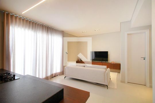 Sala de casa de condomínio à venda com 2 quartos, 100m² em Buritis, Belo Horizonte