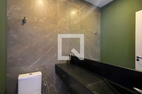 Lavabo da Sala de casa de condomínio à venda com 2 quartos, 100m² em Buritis, Belo Horizonte