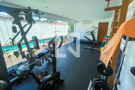 Área comum - Academia de apartamento para alugar com 2 quartos, 102m² em Vila Madalena, São Paulo