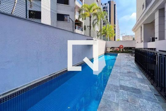 Área comum - Piscina de apartamento para alugar com 1 quarto, 37m² em Indianópolis, São Paulo