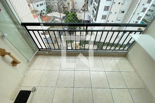 Varanda da Sala de apartamento para alugar com 2 quartos, 58m² em Vila Mazzei, São Paulo
