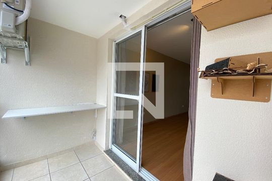 Varanda da Sala de apartamento para alugar com 2 quartos, 58m² em Vila Mazzei, São Paulo