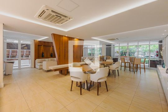 Área comum de apartamento para alugar com 1 quarto, 34m² em Pinheiros, São Paulo